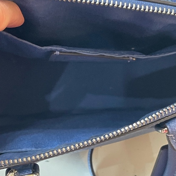 Coach  Mini Sierra Satchel cotton flower, blue in excellent used condition - Picture 9 of 13